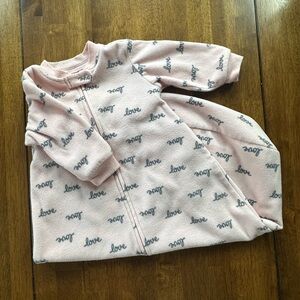 Carter's Pink Long Sleeve Fleece Sleep Sack
